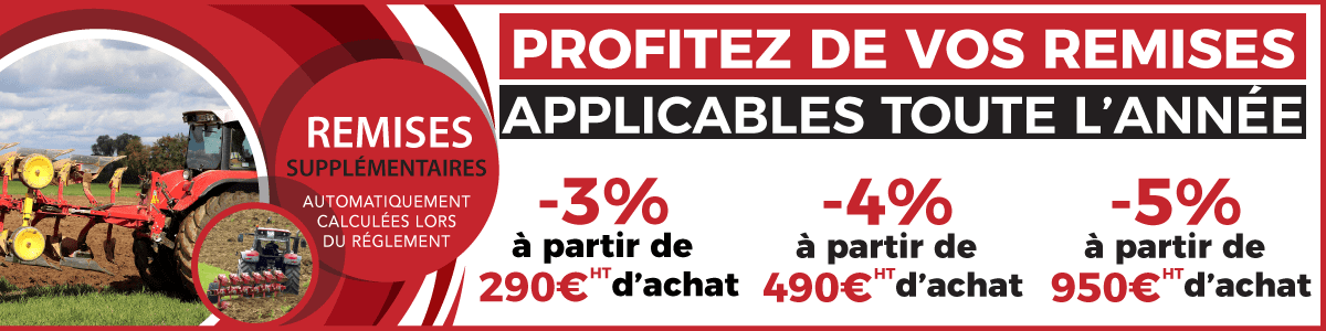PROFITEZ DES REMISES